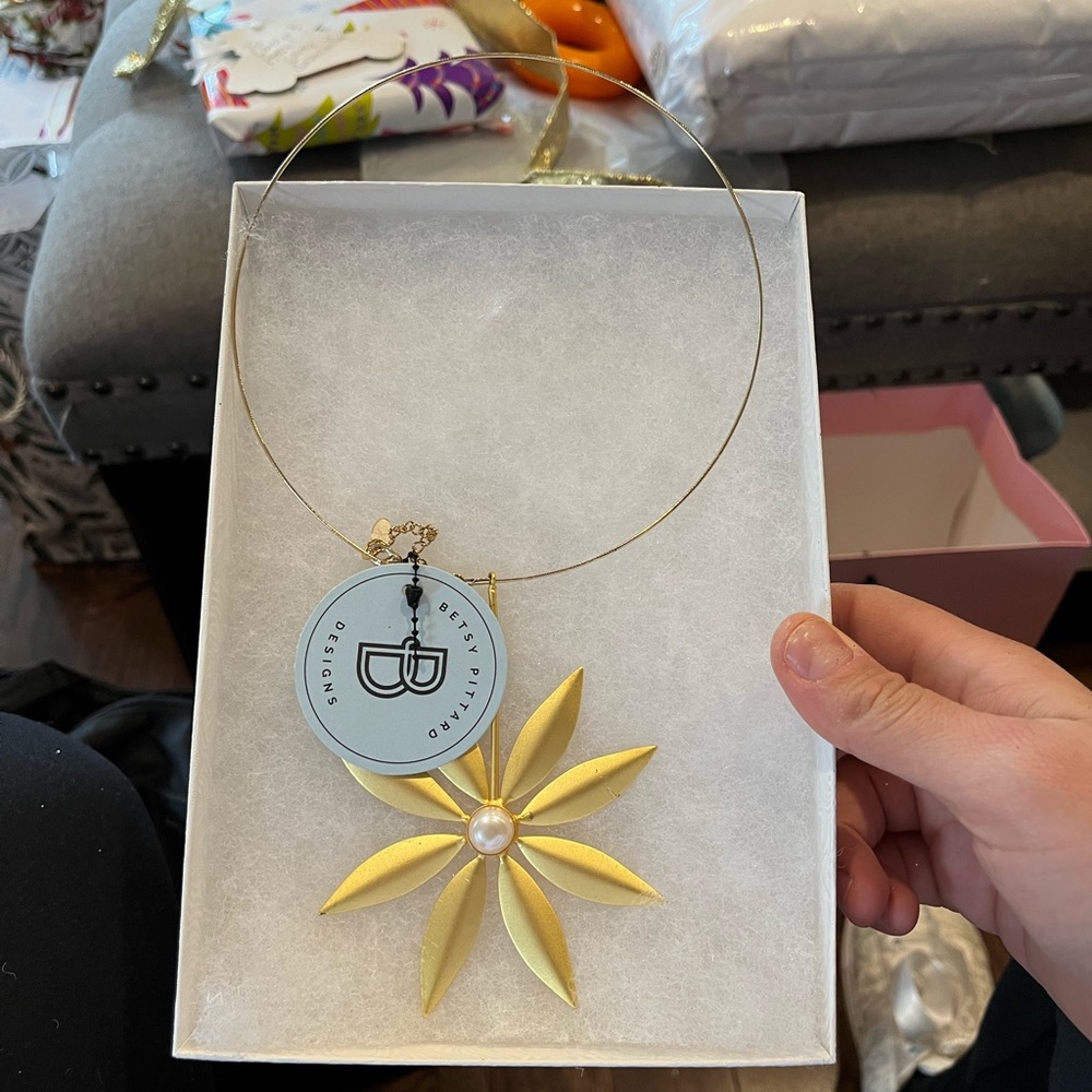 Betsey Pittard Flower Necklace